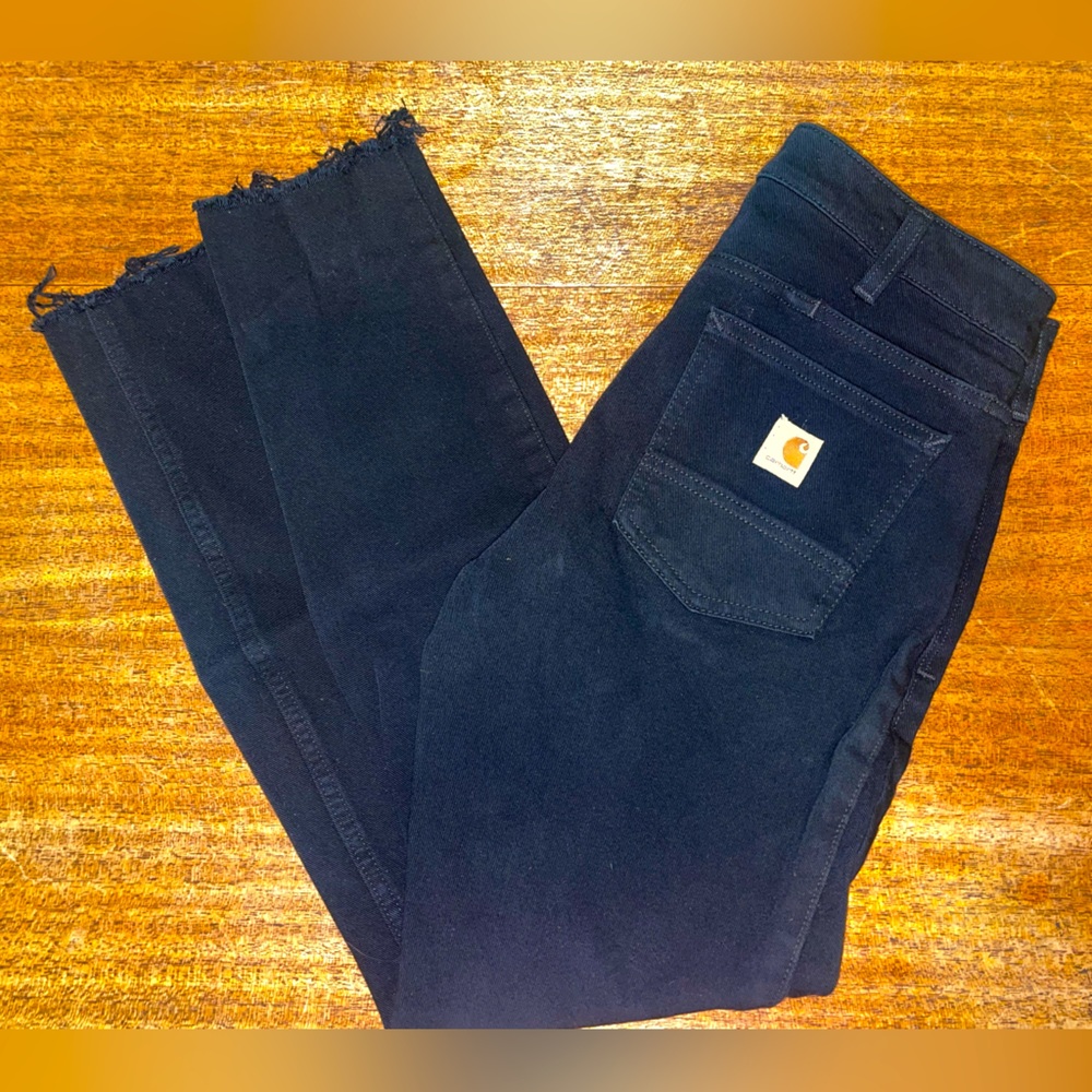 Black Carhartt skinny jeans. Size 2